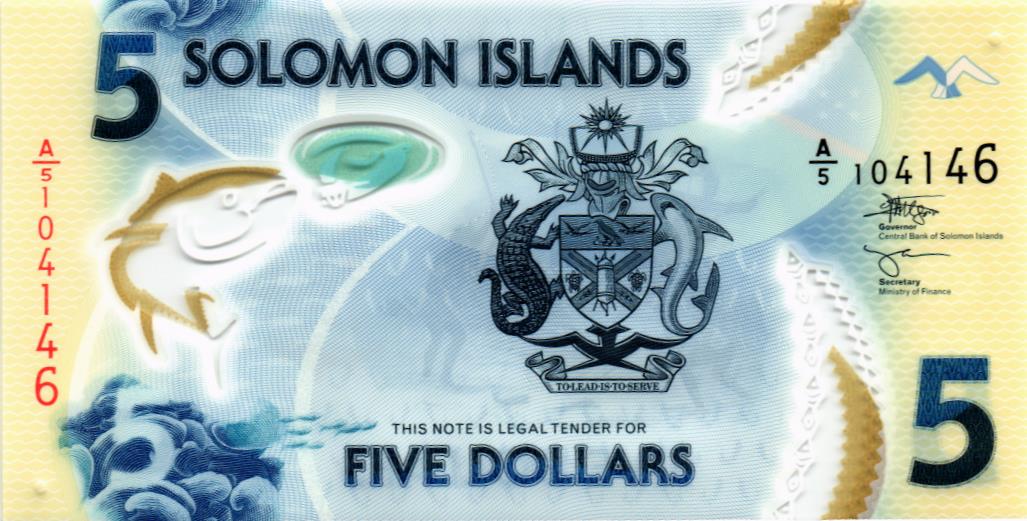 СОЛОМОНОВЫ ОСТРОВА 5 ДОЛЛАРОВ