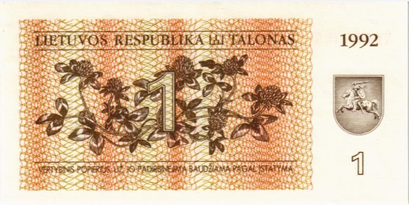 ЛИТВА 1 ТАЛОНАС мини 1