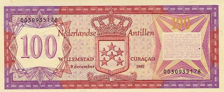 НИДЕРЛАНДСКИЕ АНТИЛЬСКИЕ ОСТРОВА 100 ГУЛЬДЕНОВ