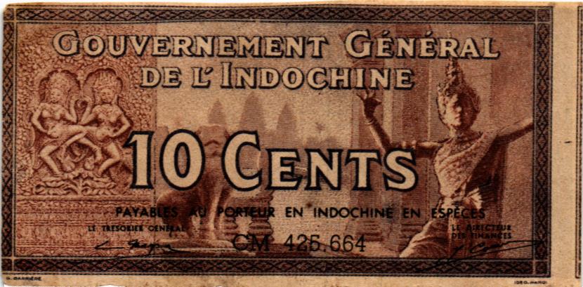 ФРАНЦУЗСКИЙ ИНДОКИТАЙ 10 ЦЕНТОВ мини 1