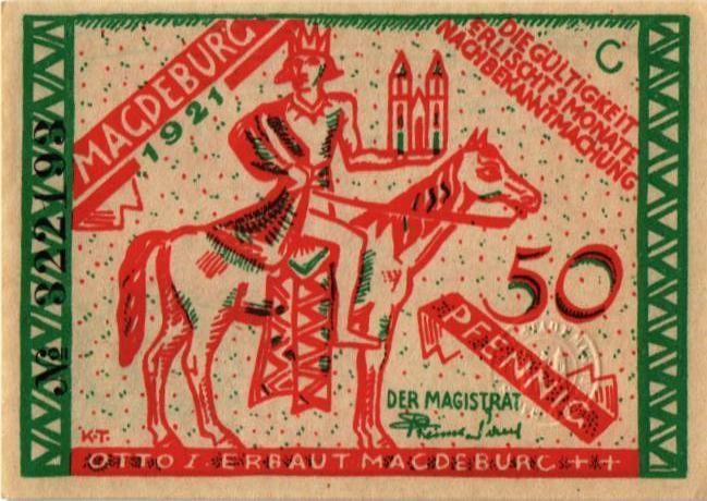 ГЕРМАНИЯ 50 ПФЕННИГОВ (НОТГЕЛЬД) мини 1