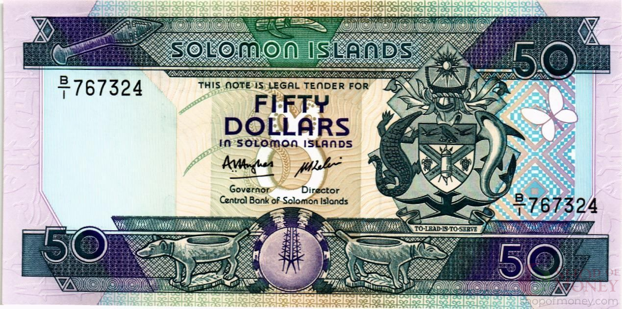 СОЛОМОНОВЫ ОСТРОВА 50 ДОЛЛАРОВ (B/1)