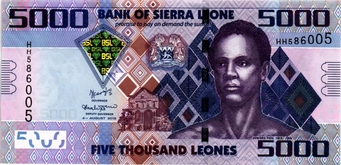 СЬЕРРА-ЛЕОНЕ 5000 ЛЕОНЕ мини 1
