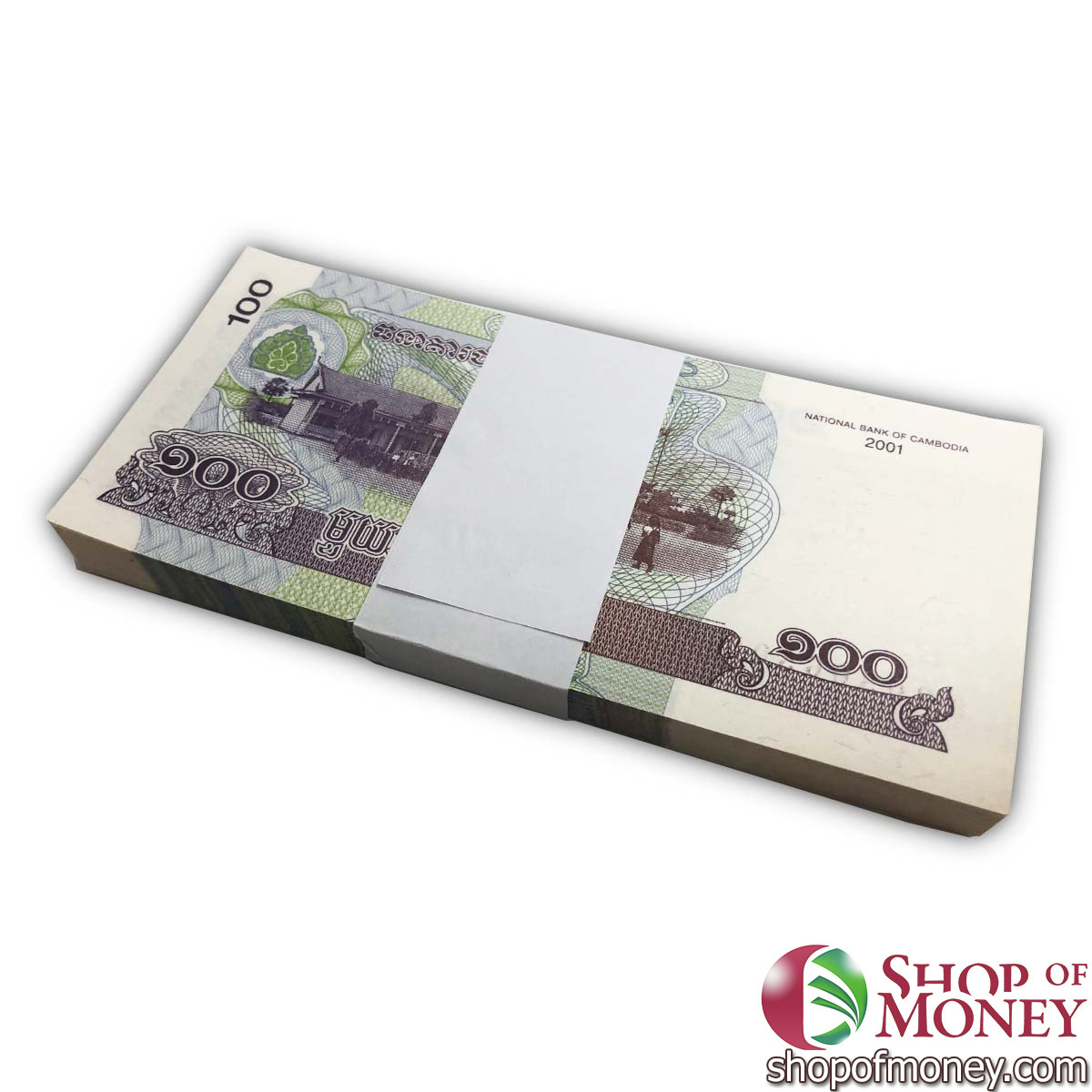 КАМБОДЖА 100 РИЕЛЬ (100 БАНКНОТ) мини 2