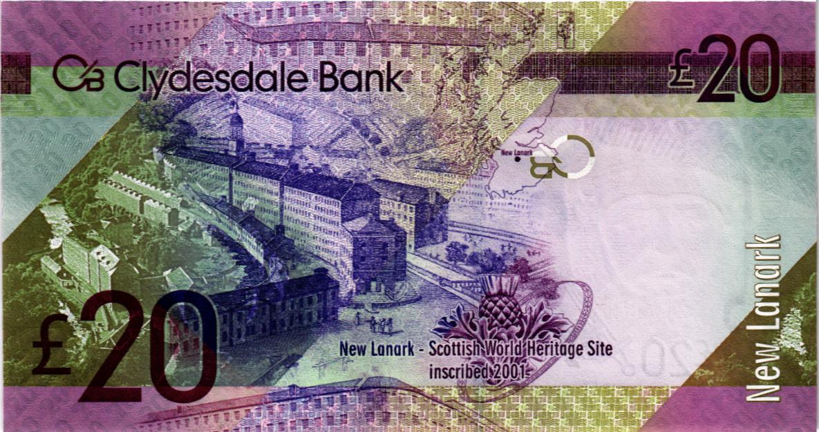 ШОТЛАНДИЯ 20 ФУНТОВ мини 2