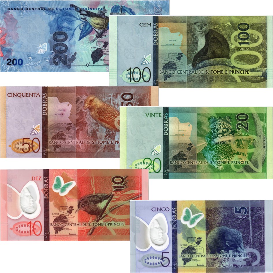 САН-ТОМЕ И ПРИНСИПИ НАБОР 5-10-20-50-100-200 ДОБР мини 2