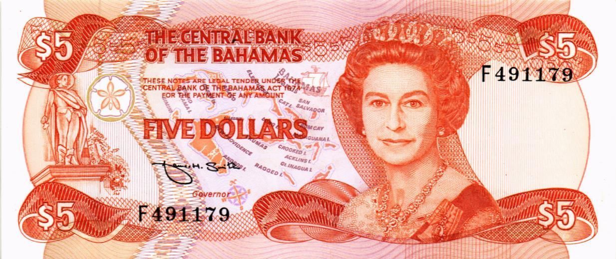 БАГАМСКИЕ ОСТРОВА 5 ДОЛЛАРОВ