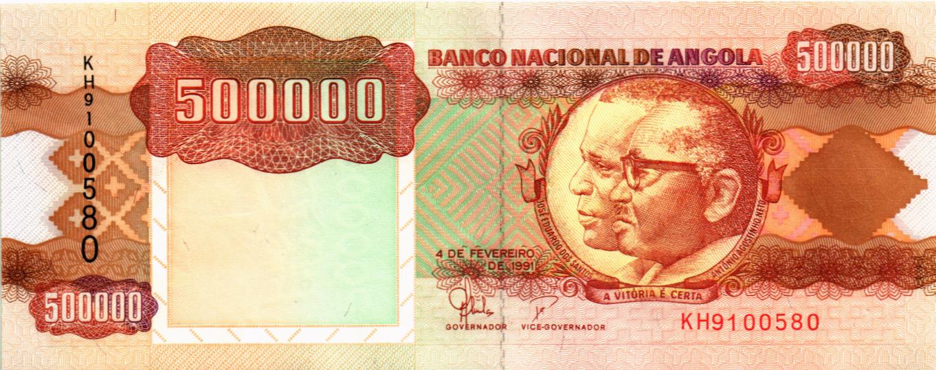 АНГОЛА 500000 КВАНЗА мини 1