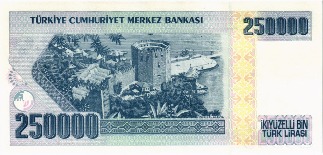 ТУРЦИЯ 250000 ЛИР мини 2