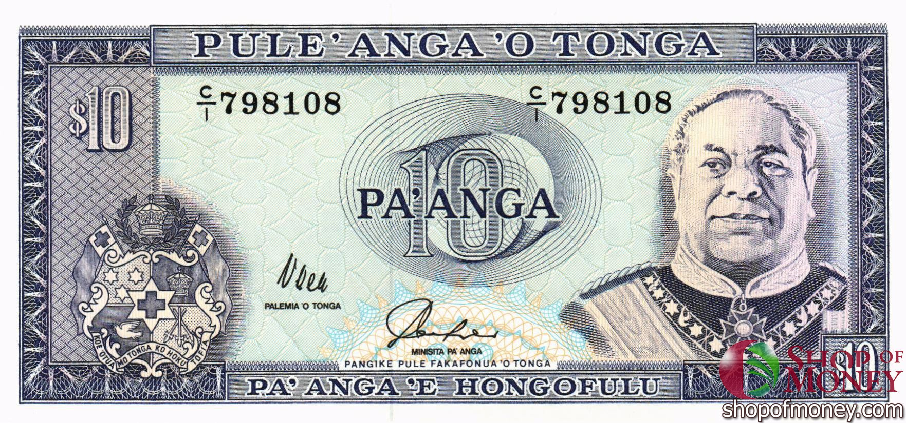 ТОНГА 10 ПААНГА мини 1
