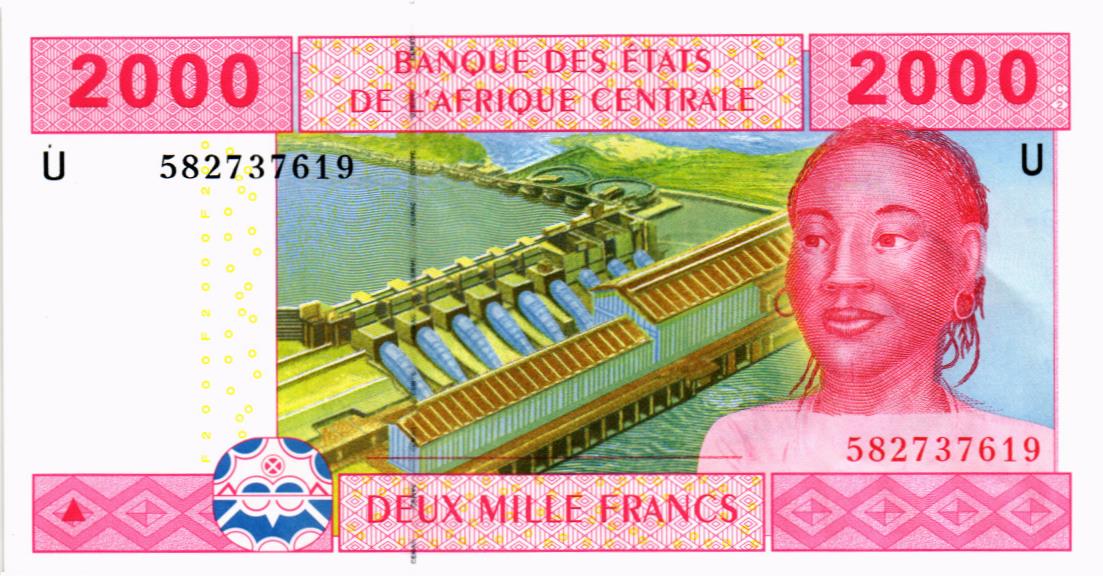 CAS - КАМЕРУН 2000 ФРАНКОВ (U)