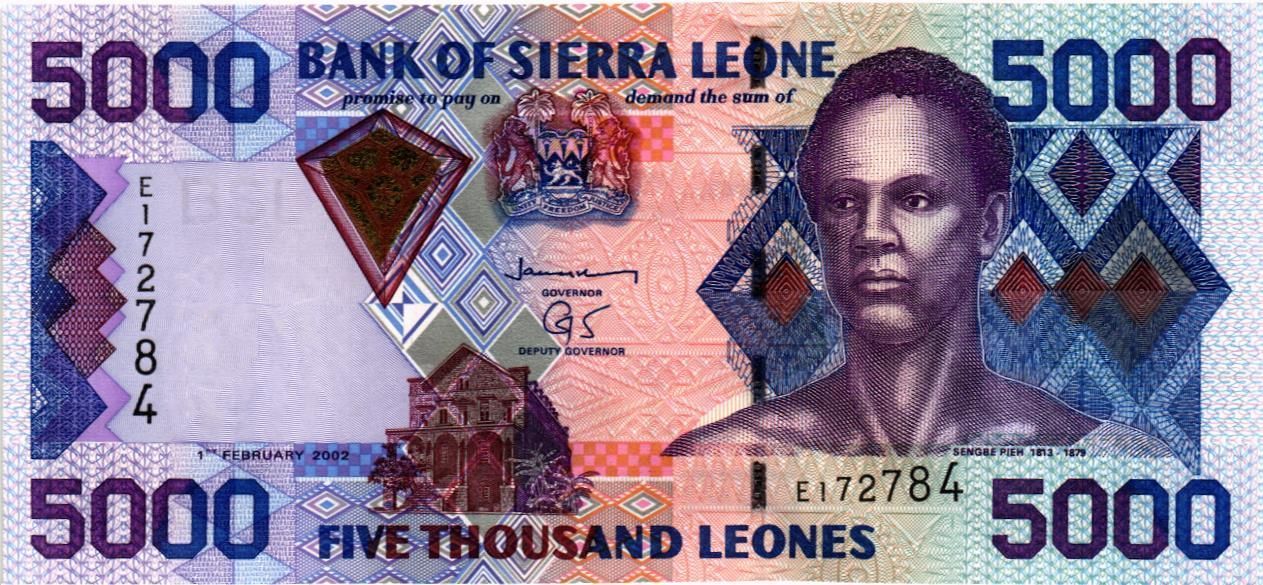 СЬЕРРА-ЛЕОНЕ 5000 ЛЕОНЕ мини 1
