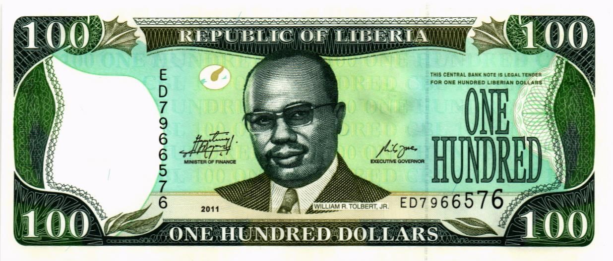 ЛИБЕРИЯ 100 ДОЛЛАРОВ мини 1