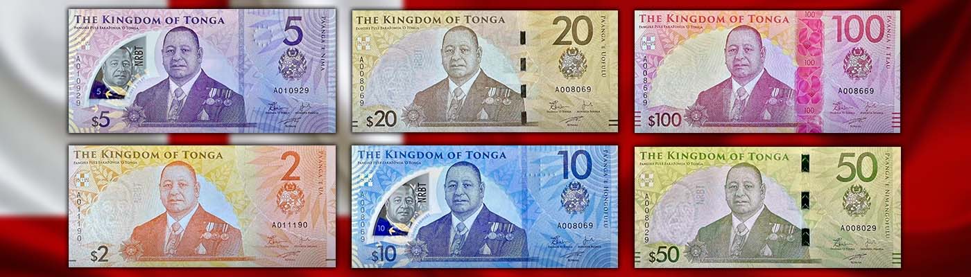 Новая серия купюр Тонга