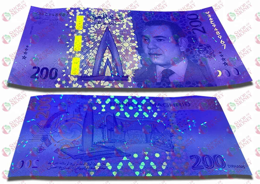 МАРОККО 200 ДИРХАМ мини 3