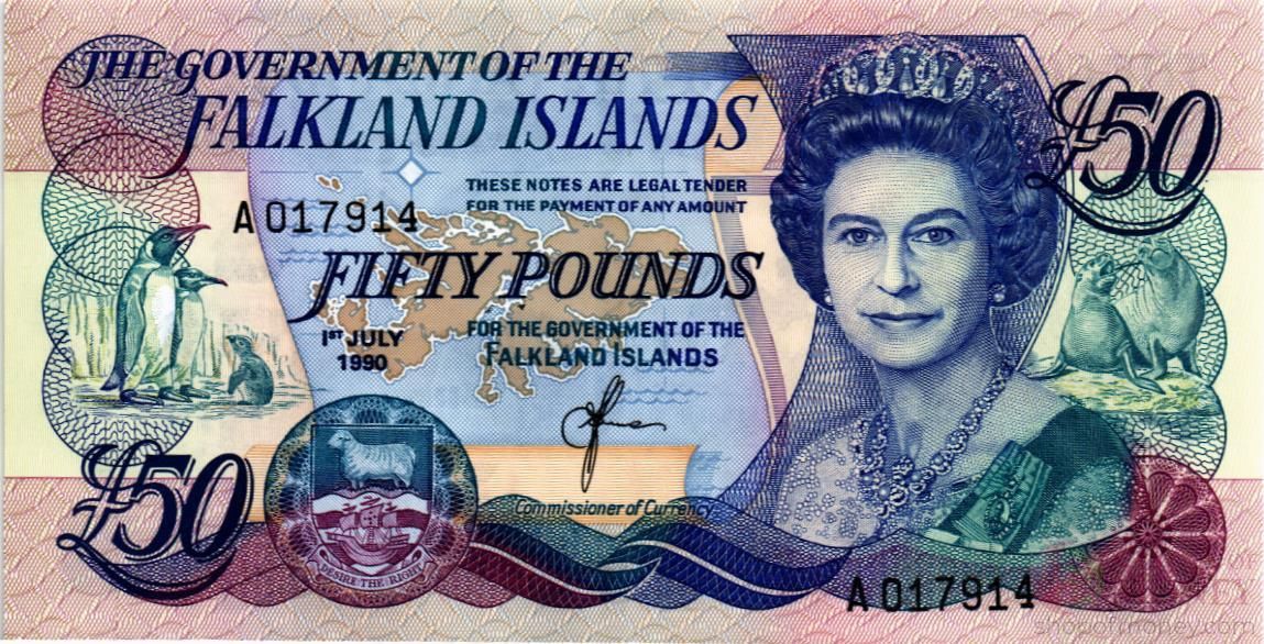 ФОЛКЛЕНДСКИЕ ОСТРОВА 50 ФУНТОВ