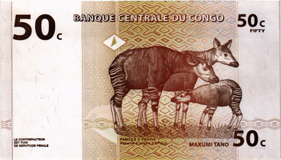 КОНГО ДР 50 САНТИМОВ мини 2