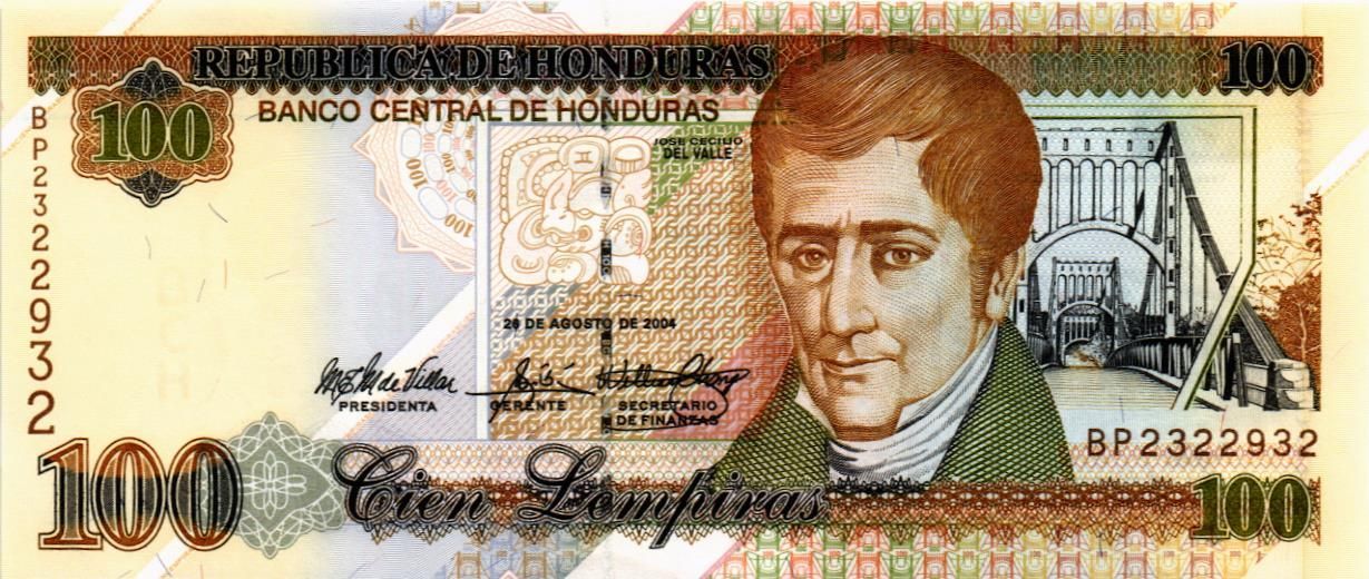 ГОНДУРАС 100 ЛЕМПИР мини 1