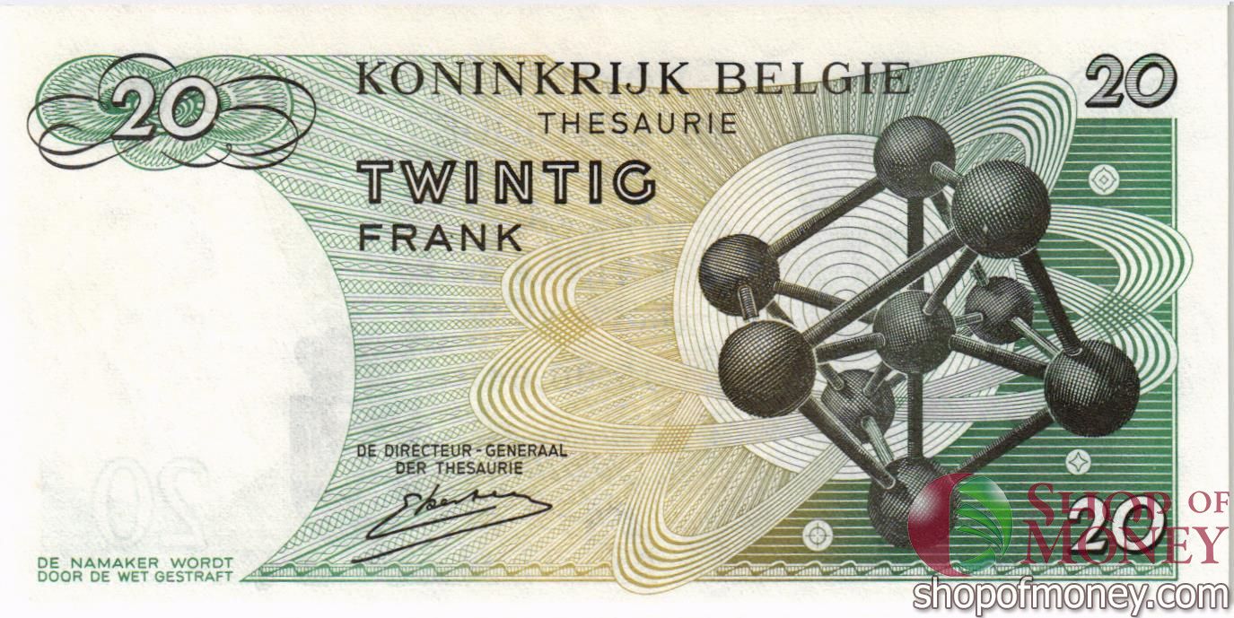 БЕЛЬГИЯ 20 ФРАНКОВ мини 2