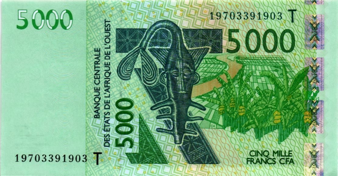 WAS - ТОГО 5000 ФРАНКОВ (T) мини 1