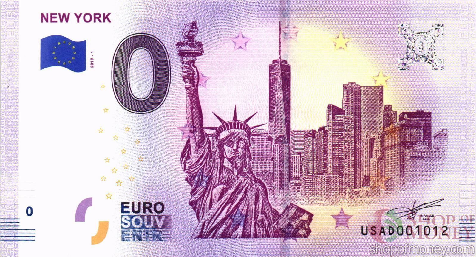 NEW YORK 0 ЕВРО мини 1