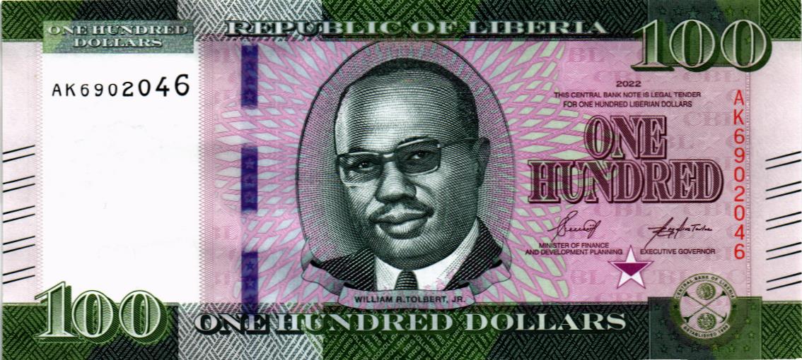 ЛИБЕРИЯ 100 ДОЛЛАРОВ мини 1