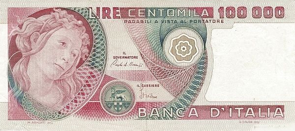 ИТАЛИЯ 100000 ЛИР