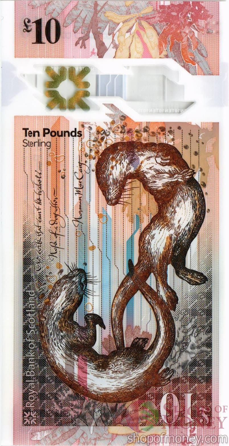 ШОТЛАНДИЯ 10 ФУНТОВ мини 2