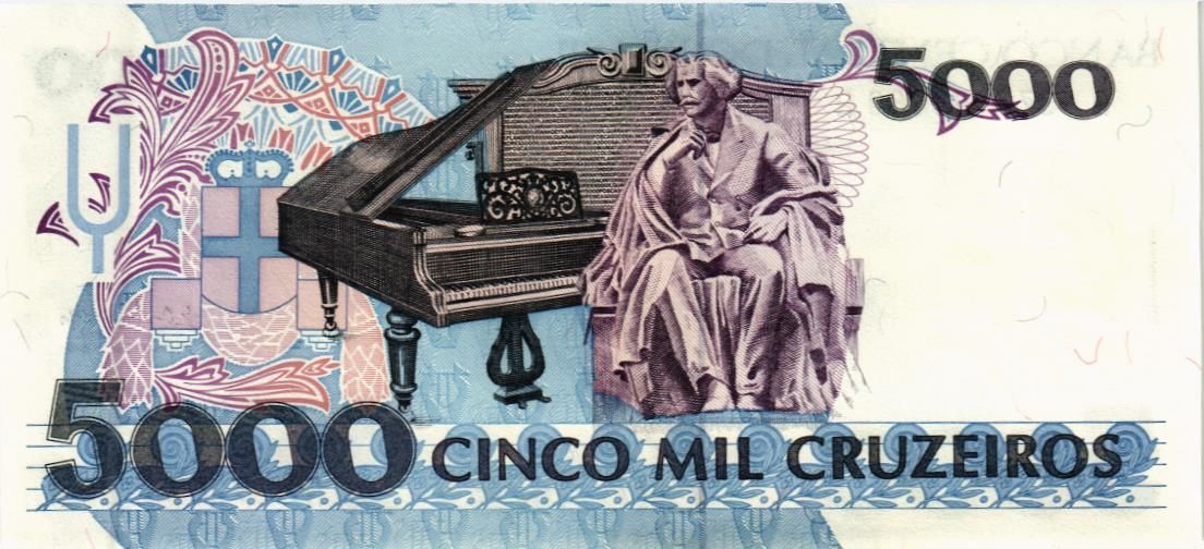 БРАЗИЛИЯ 5000 КРУЗЕЙРО мини 2