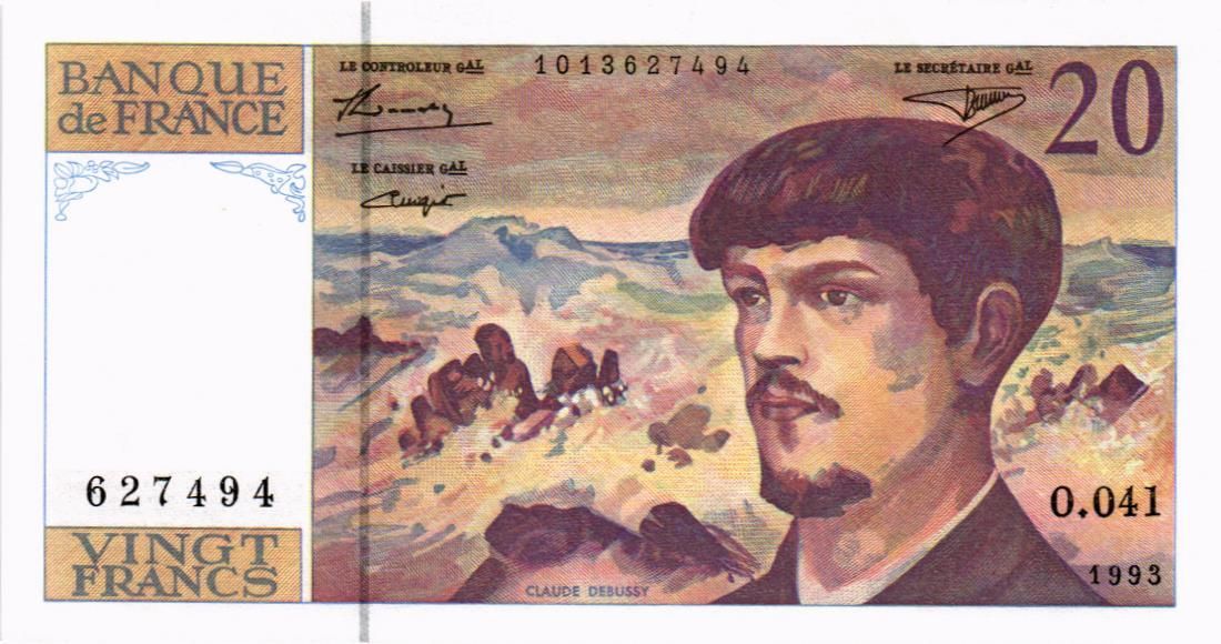 ФРАНЦИЯ 20 ФРАНКОВ