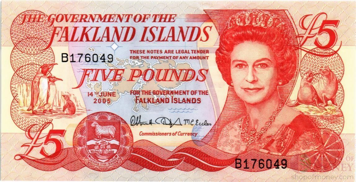 ФОЛКЛЕНДСКИЕ ОСТРОВА 5 ФУНТОВ мини 1