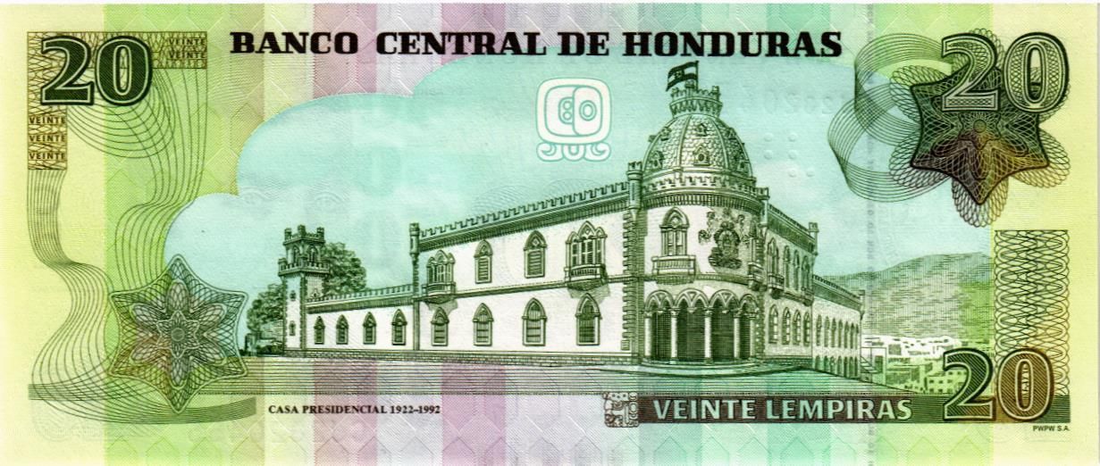 ГОНДУРАС 20 ЛЕМПИР мини 2