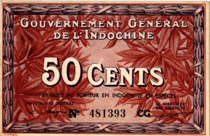 ФРАНЦУЗСКИЙ ИНДОКИТАЙ 50 ЦЕНТОВ мини 1