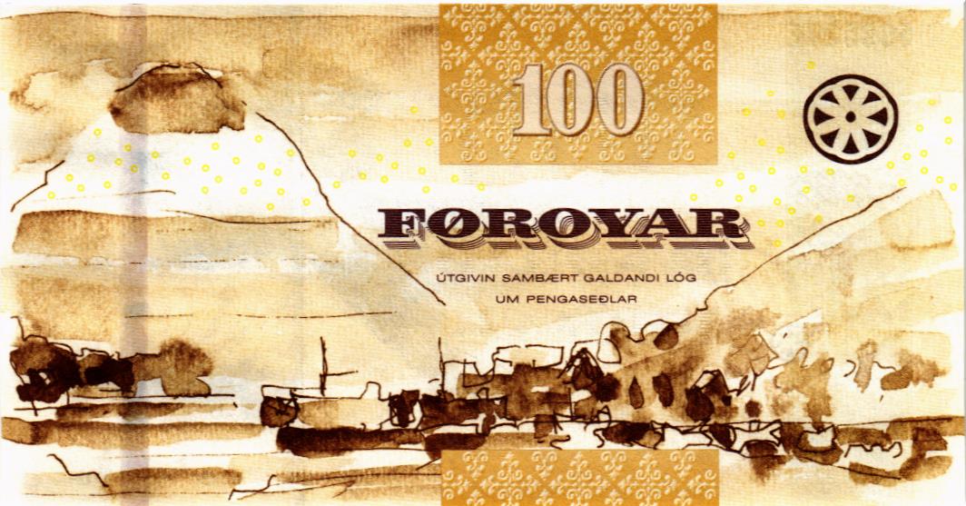ФАРЕРСКИЕ ОСТРОВА 100 КРОН мини 2