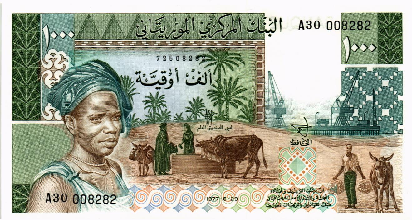 МАВРИТАНИЯ 1000 УГИЙ