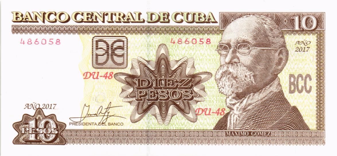 КУБА 10 ПЕСО мини 1
