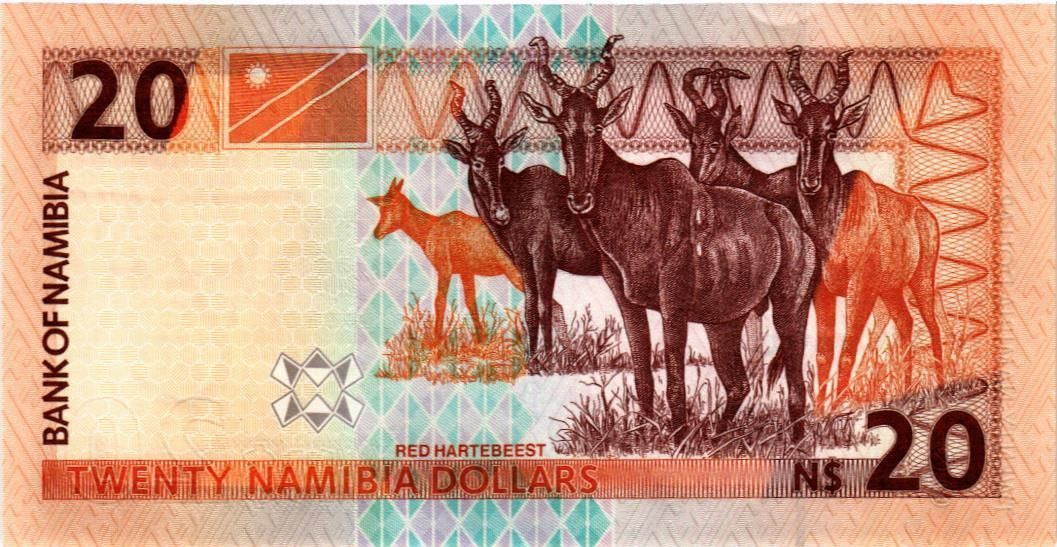 НАМИБИЯ 20 ДОЛЛАРОВ мини 2