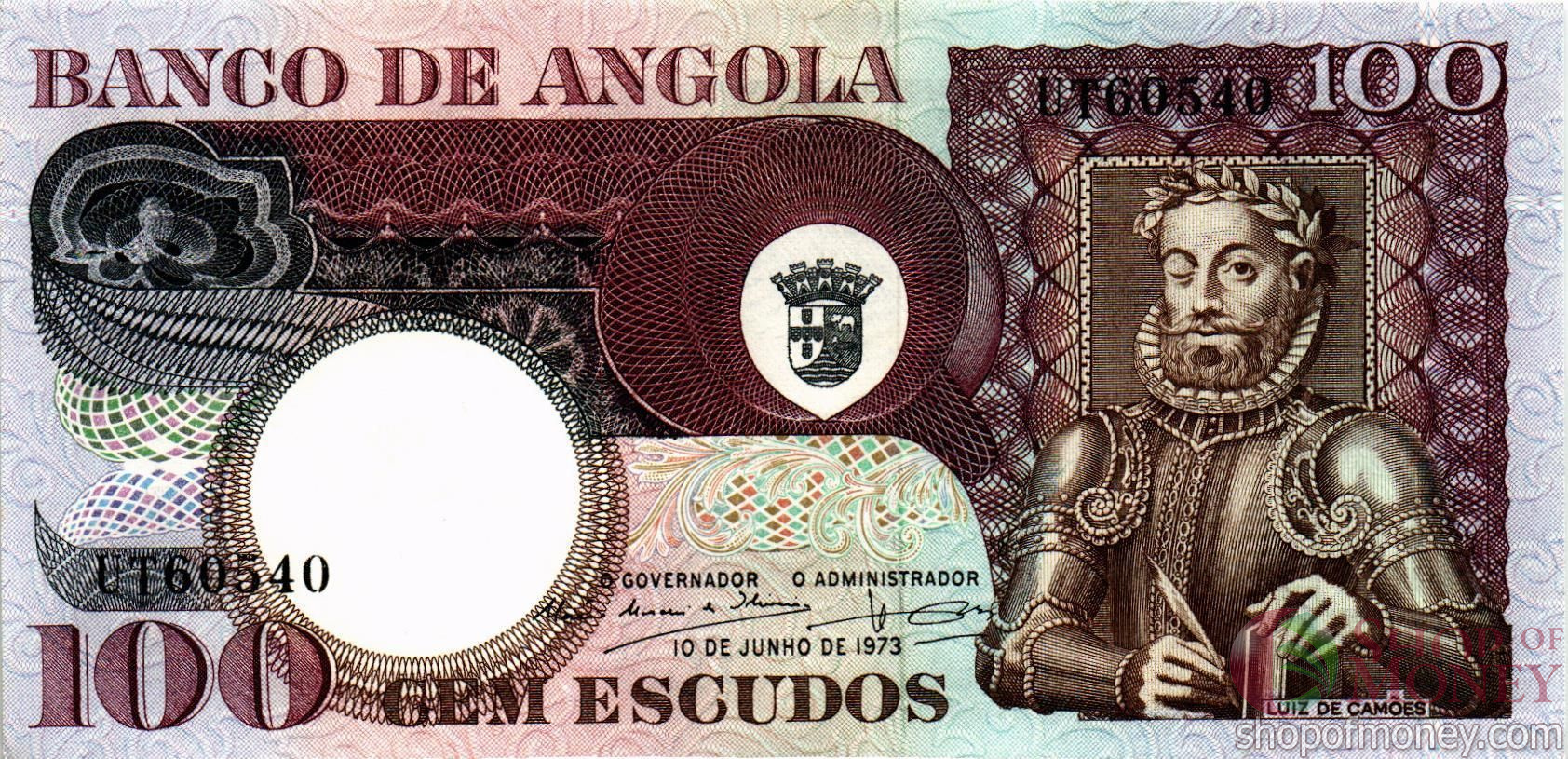 АНГОЛА 100 ЭСКУДО