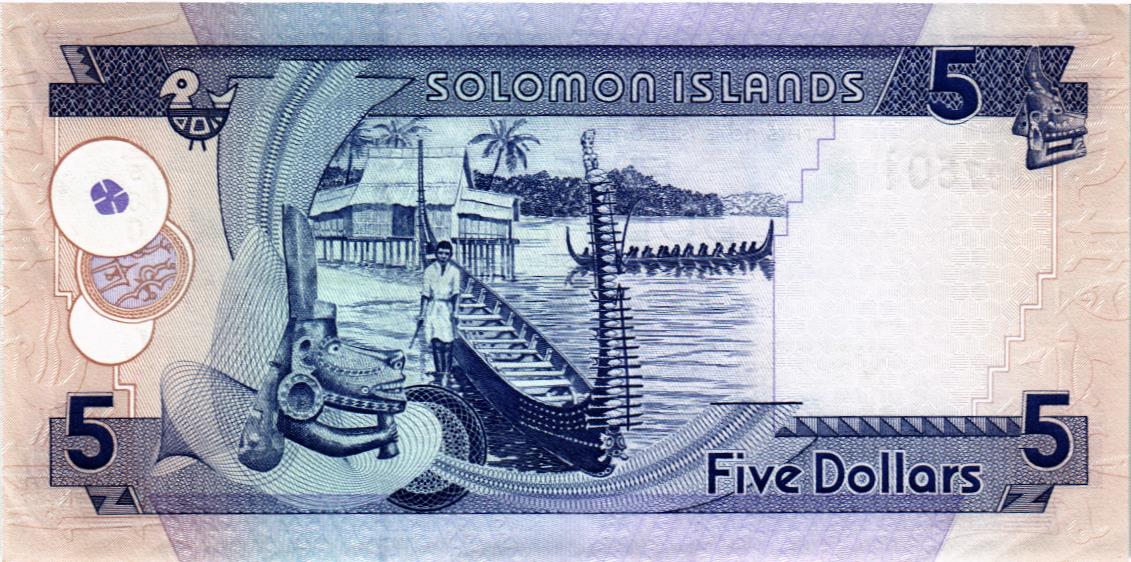 СОЛОМОНОВЫ ОСТРОВА 5 ДОЛЛАРОВ мини 2