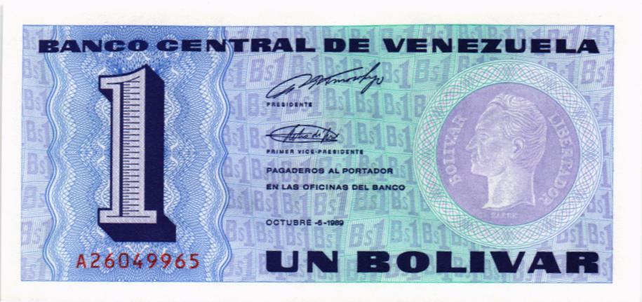 ВЕНЕСУЭЛА 1 БОЛИВАР мини 1