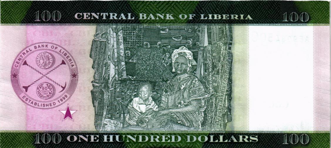 ЛИБЕРИЯ 100 ДОЛЛАРОВ мини 2