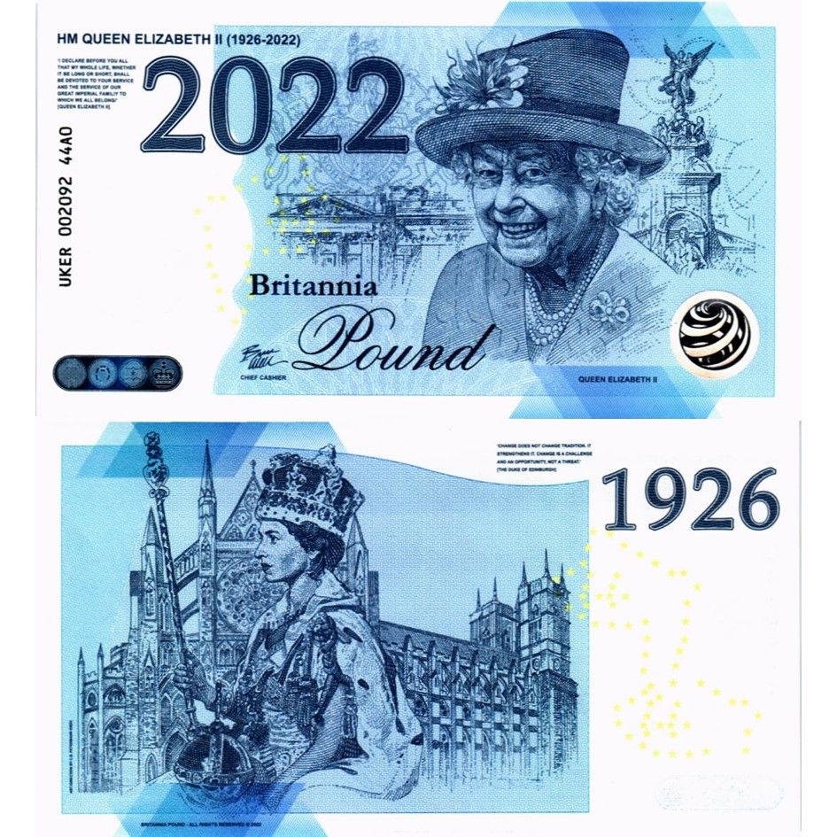 ВЕЛИКОБРИТАНИЯ/АНГЛИЯ НАБОР 1 ФУНТ (СУВЕНИРНЫЕ) мини 4