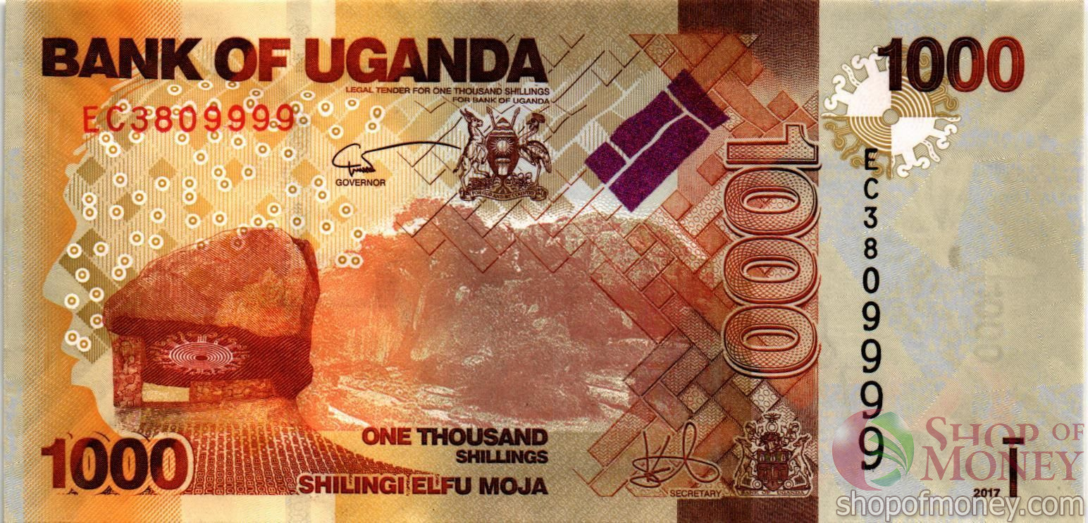 УГАНДА 1000 ШИЛЛИНГОВ #EC3809999 мини 1