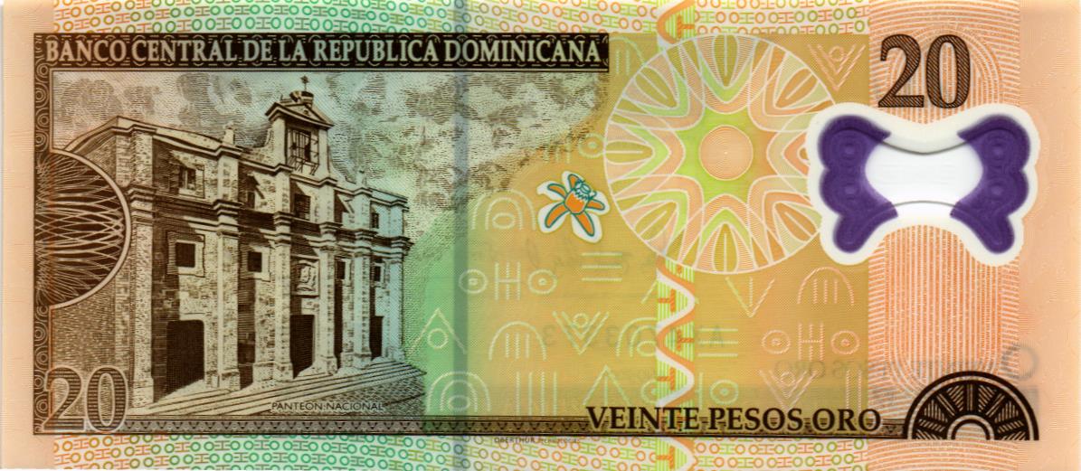 ДОМИНИКАНСКАЯ РЕСПУБЛИКА 20 ПЕСО мини 2