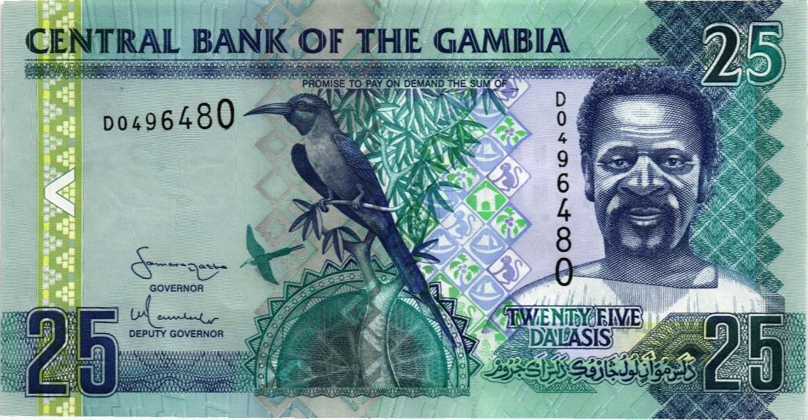 ГАМБИЯ 25 ДАЛАСИ