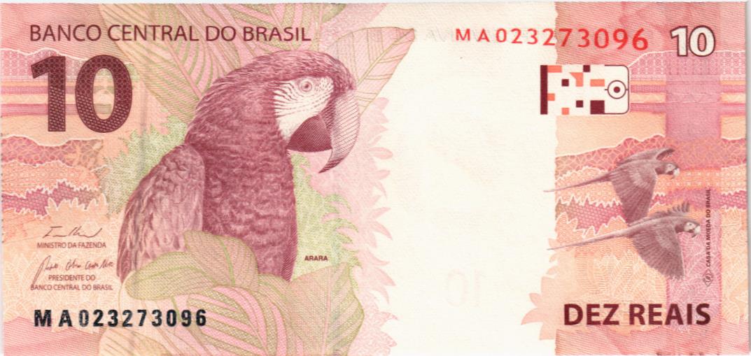 БРАЗИЛИЯ 10 РЕАЛ мини 2