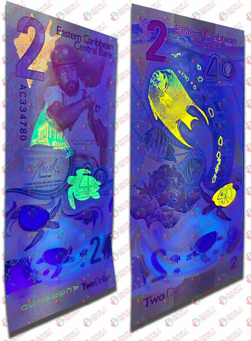 ВОСТОЧНЫЕ КАРИБЫ 2 ДОЛЛАРА (AB/AC/AD) мини 3