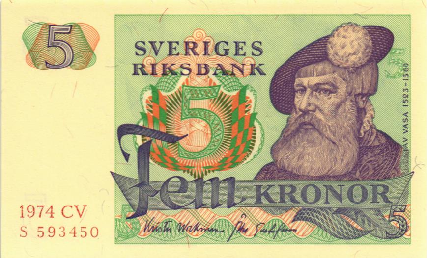 ШВЕЦИЯ 5 КРОН