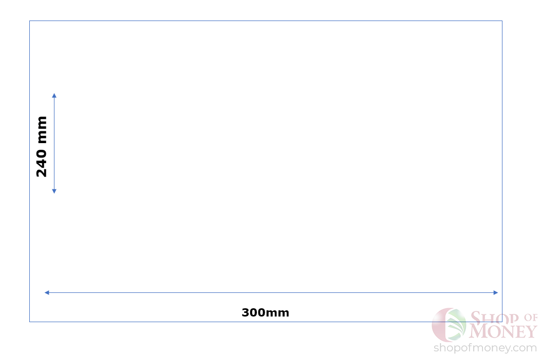 ХОЛДЕР ДЛЯ БАНКНОТ (240 mm x 300 mm) - 100 шт мини 3