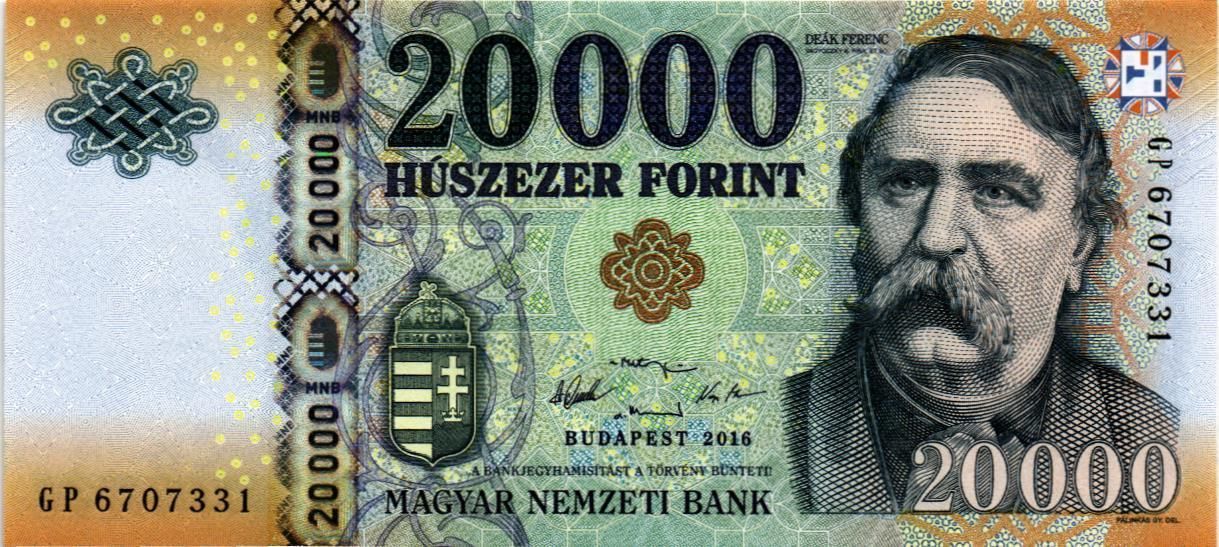ВЕНГРИЯ 20000 ФОРИНТОВ мини 1